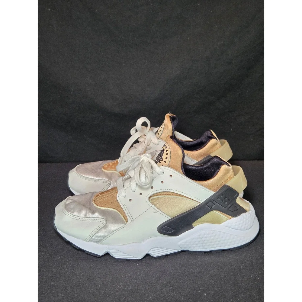 Nike Air Huarache International White Gold Black Men's Shoes‎ Size 7.5
